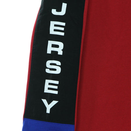 MITCHELL &amp; NESS Felpa Cappuccio Uomo Nba Fusion Fleece Hoodie Hardwood Classics Nejnet Original Team Colors da uomo