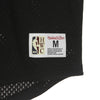 MITCHELL & NESS Felpa Leggera Cappuccio Manica Corta Uomo Nba Mesh Fashion Hoodie Hardwood Classics All Star Game 1985 Black/black/silver da uomo