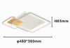 Plafoniera Led 40w Quadrati Bianco Lampadario Soffitto Moderno Luce Naturale 70852