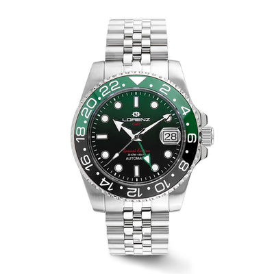 Lorenz GMT Special Edition – Automatico verde/nero (30257CC)