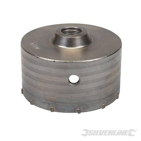 Fresa carotatrice a tazza per muri in TCT e acciaio robusto Silverline 595769 silverline