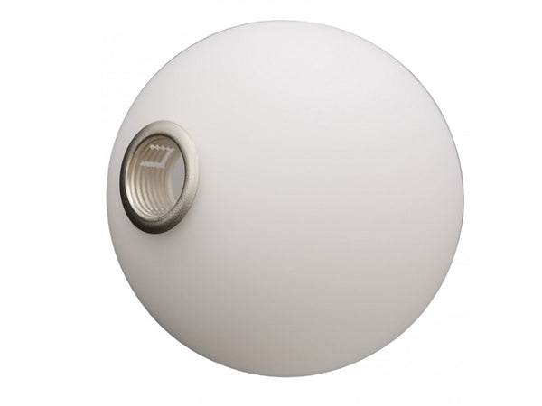 Lampadario A Sospensione Oro Con 2 Sfere In Vetro Bianco Opaco Attacco G9 E27 33481