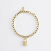 2Jewels Bracciale in acciaio 316L e Pvd Gold