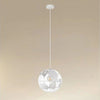 Lampadario A Sospensione Mappamondo E27 In Metallo Bianco Sfera Globo Sospeso 33931