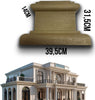 €19,99pz-***-STOCK-***-Fregio-capitello-cimasa-per-esterno-in-xps-resinati-39,5x31,5x14cm-PDB10