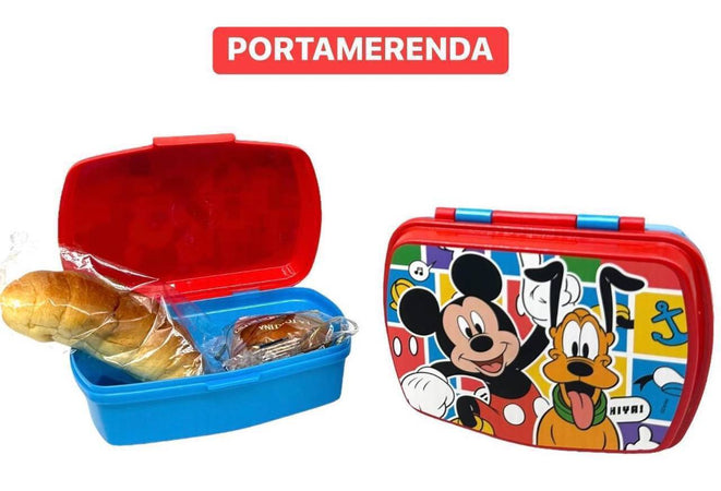 Porta merenda cartoni, personaggi a scelta
