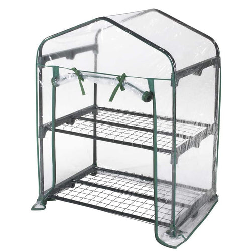 Serra da balcone Rapida per piante in acciaio con chiusura a cerniera