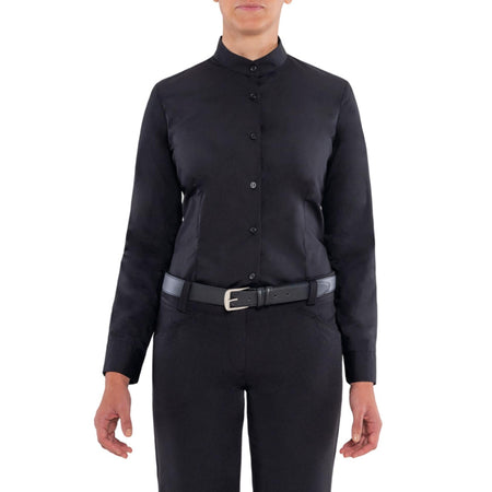 Camicia Venus Nero Camicia Uomo Collo Coreana Cameriera Barman Ristorante