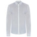 Camicia Peter Bianco Camicia Uomo Elasticizzata Manica Lunga Cameriere Barman Reception