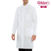 Camice Medico Rocco Bianco No Stiro Camice Medicale Tessuto Tencel Bottoni Automatici