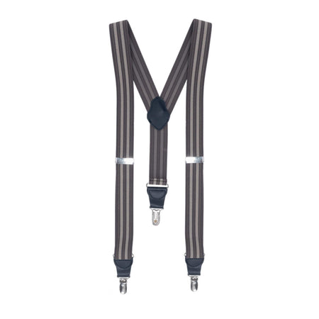 Bretelle Rigate Marrone Bretelle Elastiche Cameriere