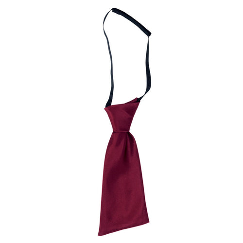 Cravattino Donna Bordeaux Cravatta Corta Donna