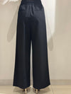 Pantalone ampio con coulisse grigio