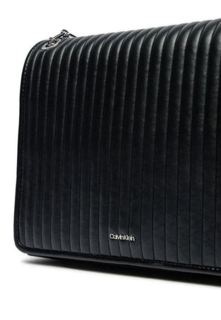 calvin klein BORSA MINI LINE QUILT SHOULDER BAG da donna
