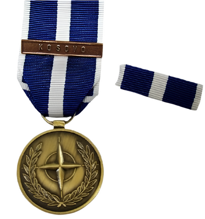 Kit completo medaglia Kosovo Nato