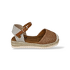 Espadrillas Bambina XTI Camel con Fibia – Scarpe Cerimonia Eleganti, Comode e Naturali