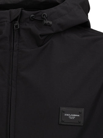 Dolce & Gabbana Giacca antivento con logo su petto da uomo