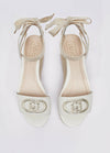Liujo Donna Sandali zeppa con logo monogram