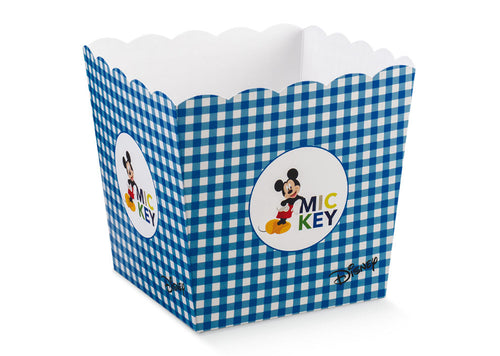 Scatolina Nascita Bimbo vaso Disney Topolino Mickey Blu