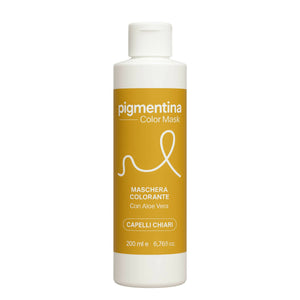 Pigmentina Maschera Riparatrice per Capelli Danneggiati 200ml | Trattamento Intensivo con Cheratina e Proteine per Riparazione Profonda e Colorazione Naturale