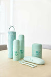 MINILAND Thermos in acciacio - Food Thermy colore Mint - 600ml - realizzato in doppio strato di acciaio che mantiene il cibo freddo o caldo per ore