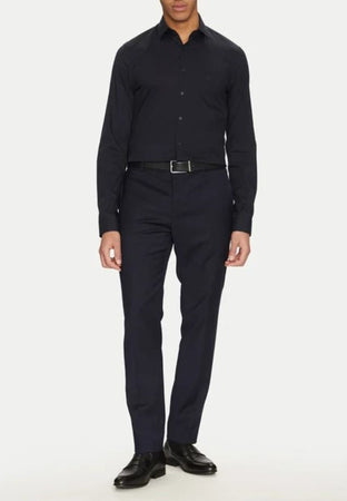 calvin klein CAMICIA LYOCELL SOLID SLIM SHIRT da uomo