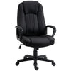 Poltrona da Ufficio Massaggiante ad Altezza Regolabile, 60x74x106-116cm, Nera UJ3921-593BKUJ3