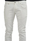 DONDUP Dondup Jeans Bianco Uomo Cotone Mod.UP073S052U654000 da uomo