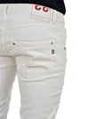 DONDUP Dondup Jeans Bianco Uomo Cotone Mod.UP073S052U654000 da uomo