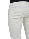 DONDUP Dondup Jeans Bianco Uomo Cotone Mod.UP073S052U654000 da uomo