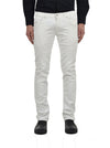 DONDUP Dondup Jeans Bianco Uomo Cotone Mod.UP073S052U654000 da uomo