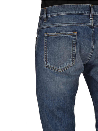 DOLCE&amp;GABBANA Dolce&amp;Gabbana Classic Jean Blu Uomo Cotone Mod.G6LBCDG8S36S9001 da uomo