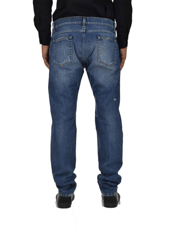 DOLCE&amp;GABBANA Dolce&amp;Gabbana Classic Jean Blu Uomo Cotone Mod.G6LBCDG8S36S9001 da uomo
