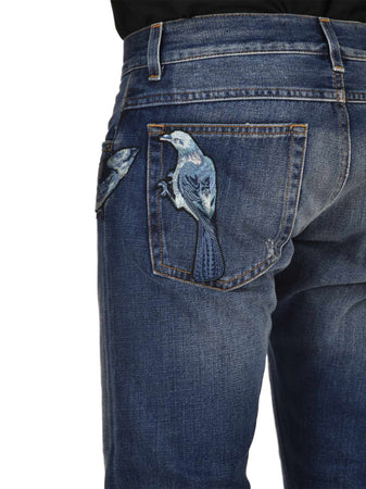 DOLCE&amp;GABBANA Dolce&amp;Gabbana Gold Jean Blu Uomo Mod. G6LBLZG8S78S9001 da uomo
