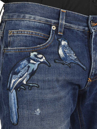 DOLCE&amp;GABBANA Dolce&amp;Gabbana Gold Jean Blu Uomo Mod. G6LBLZG8S78S9001 da uomo