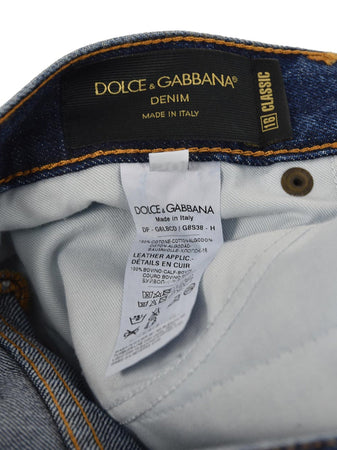 DOLCE&amp;GABBANA Dolce&amp;Gabbana Classic Jean Blu Uomo Cotone Mod. G6LBCDG8S38S9001 da uomo