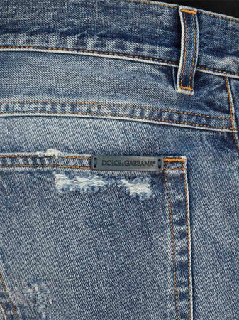 DOLCE&amp;GABBANA Dolce&amp;Gabbana Classic Jean Blu Uomo Cotone Mod. G6LBCDG8S38S9001 da uomo