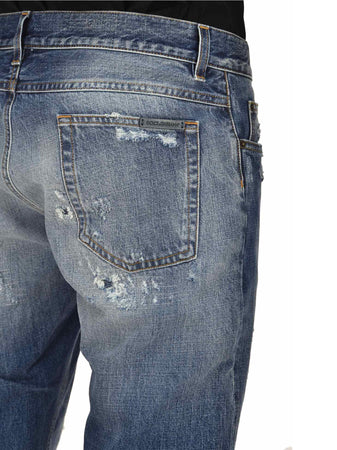 DOLCE&amp;GABBANA Dolce&amp;Gabbana Classic Jean Blu Uomo Cotone Mod. G6LBCDG8S38S9001 da uomo