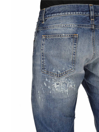 DOLCE&amp;GABBANA Dolce&amp;Gabbana Classic Jean Blu Uomo Cotone Mod. G6LBCDG8S38S9001 da uomo