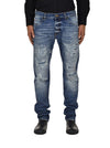 DOLCE&GABBANA Dolce&Gabbana Classic Jean Blu Uomo Cotone Mod. G6LBCDG8S38S9001 da uomo