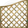 PANNELLO GRIGLIATO IN LEGNO IMPREGNATO ONDA PICCOLO CM. 90X90 PEZZI 2