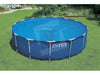 TELI COPERTURA PER PISCINA FRAME INTEX - TELO TONDO COPRIPISCINA TERMICO cm.366