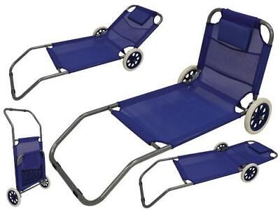 SEDIE SPIAGGIA SPIAGGINE TROLLEY RUNNER CM. 150x65xH61