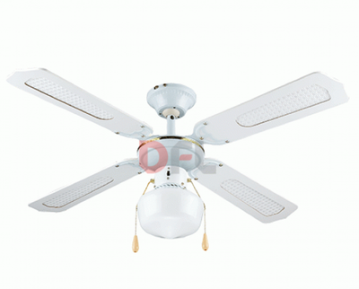 VENTILATORE A SOFFITTO CON LUCE cm 105 - 50 W - Omologato CE