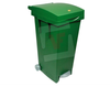 BIDONE PATTUMIERA SPAZZATURA CON RUOTE C/PEDALE 80LT DIFFERENZIATA vari colori