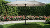 OMBRELLONE GIARDINO DOPPIO A PALO CENTRALE LOULE CM 455X270x250 ARREDO GIARDINO