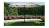 OMBRELLONE GIARDINO DOPPIO A PALO CENTRALE LOULE CM 455X270x250 ARREDO GIARDINO