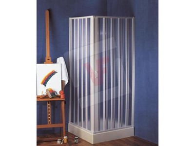 BOX DOCCIA ANGOLARE A SOFFIETTO SPAZIO GIOVE CM. 80X80X185H