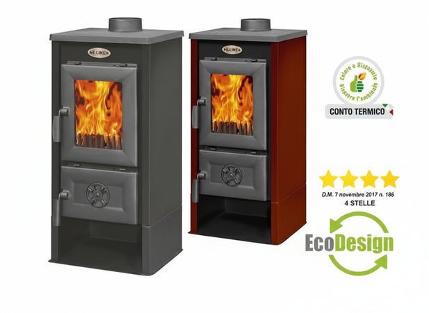 STUFE A LEGNA K-LINE KARUSEL MAXI KW 7,09 CM. 41x39xH89H