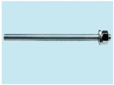 10 PZ BARRE FILETTATE CON DADO E ROSETTA FISCHER FIS A M MISURA M10X110